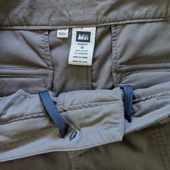 REI Sahara Convertible Pants Stone Blue Camping Fishing Hiking Travel: 14 - Picture 11 of 11